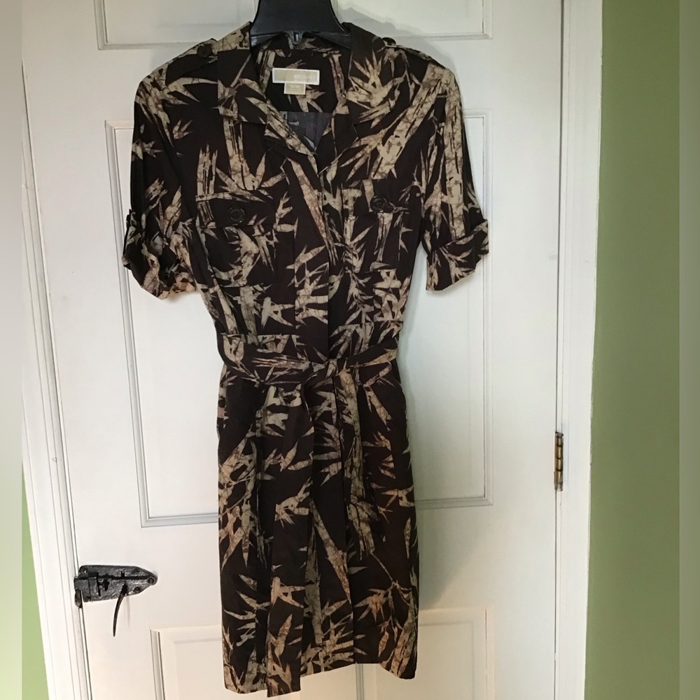 NWOT  Michael Kors Safari Dress